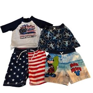 Kids' Graphic Swimwear Set
